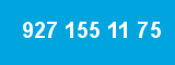 927 155 11 75 927 155 11 75